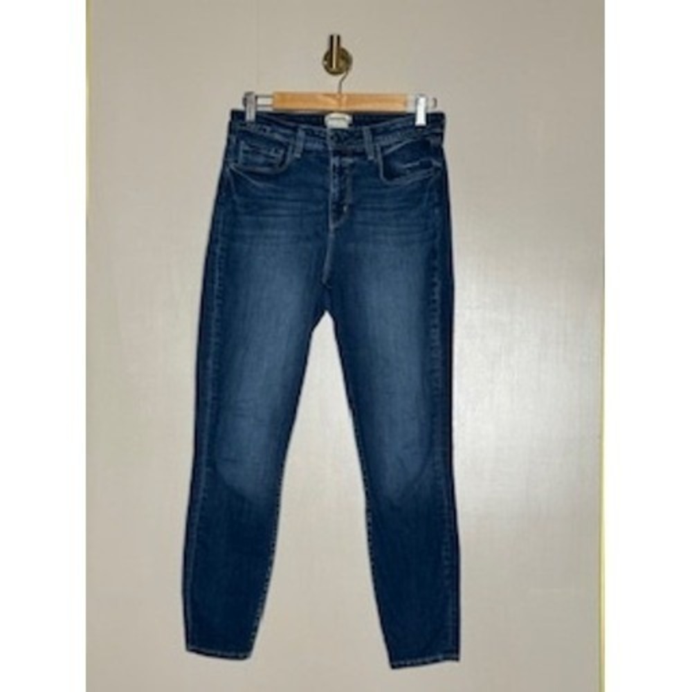 L'AGENCE Mid‎ Rise Skinny Jeans Womens 28 Medium Wash Ankle